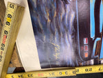 1886-1986 100 Years Automobile Signed Poster 200/1000 J van Wyk ARtist Tbird GTO