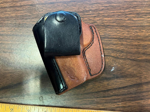 Express Line Kimber IWB Brown & Black Leather Holster Concealable For 1911 LH