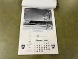 Vintage 1990 Pennsylvania Railroad Company Photographed Calendar