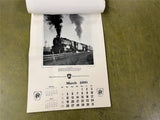 Vintage 1990 Pennsylvania Railroad Company Photographed Calendar