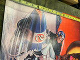 Vtg 1972 Hoggs Hummer Salt Flats BSA Racing Poster Peterson Motorcycle Orig prin