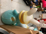 Vtg 35" Blow Mold Mr Mrs Easter Bunnie RAbbit Light up Yard Decor Empire Holiday