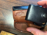 Express Line Kimber IWB Brown & Black Leather Holster Concealable For 1911 LH