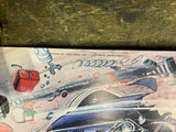 Vtg 1972 Hoggs Hummer Salt Flats BSA Racing Poster Peterson Motorcycle Orig prin