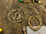 lot of Vtg Earrings Jewelry Victorian Style Hanging Dress Classy Estate find