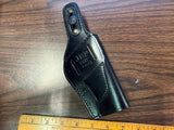 JBP Black Leather Left Handed Shooting Holster 202-L Left handed