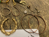 lot of Vtg Earrings Jewelry Victorian Style Hanging Dress Classy Estate find