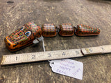 Vtg Yonezawa HAPPY CROCODILE Original windup tin toy Japan 50's Rare!