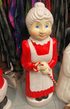Vtg Blow Mold 40" Mrs Claus Don Featherstone Christmas Display Decor 31"