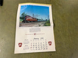 Vintage 1983 Pennsylvania Railroad Company Photographed Calendar