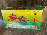 Vtg Wind up toy  Mini Helicopter Korea KIDS Toy Orig Box! Aero Mount Works!