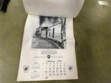 Vintage 1983 Pennsylvania Railroad Company Photographed Calendar