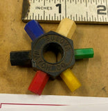 Vtg Bulova Buloloy Inserto 6 prong Sleeve Wrench watchmaker Clock Repair Tool