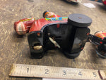 Vtg Mikuni Tin Litho soldiers Horse Original windup tin toy Japan 50's Rare!