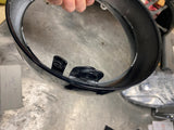 New Headlight Ring wide Visor built in Black Honda VtX Shadow VN Boulevard Vstar