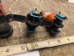 Vtg Mikuni Tin Litho soldiers Horse Original windup tin toy Japan 50's Rare!