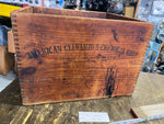 Vtg Wood Crate Box High Explosives Dynamite Box American Cyanamid Chemical Corp!