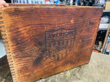 Vtg Wood Crate Box High Explosives Dynamite Box American Cyanamid Chemical Corp!