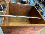 Vtg Wood Crate Box High Explosives Dynamite Box American Cyanamid Chemical Corp!