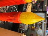 Vtg 38" Blow Mold Candles Light up Lot Christmas Yard Decor Empire Set of 3