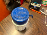 VTG HOT WHEELS 1997 THERMOS HOTTEST ON THE TRACK BLUE LID MATTEL