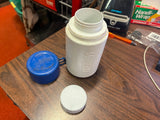 VTG HOT WHEELS 1997 THERMOS HOTTEST ON THE TRACK BLUE LID MATTEL