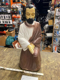 Vtg Nativity Set Brown Joseph Empire Christmas Blow Mold 17” Yard Decor!