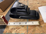Licensed LIghter Knife Belt Holder Harley Davidson Biker Pouch Leather Sheath