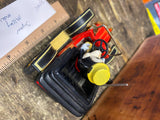 Vtg 80's Japan Mickey Mouse Toy Car Walt Disney Lever Drive CAr Lizzy Masudaya!
