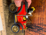 Vtg 80's Japan Mickey Mouse Toy Car Walt Disney Lever Drive CAr Lizzy Masudaya!