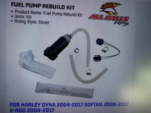 Fuel Pump Rebuild Kit - Dyna/Softail/V-Rod Harley 2004-2017