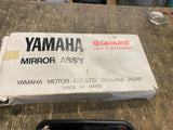 OEM Yamaha XJ Seca Maxim 750 900 Mirror 1981^ Black Factory Left Black Rectangle