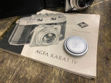 Vtg Agfa Karat folding camera Solinar Lens Case flash 35mm Film 50mm 50's Lot!