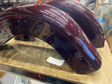 Front Fender Harley Black Cherry Heritage softail Nostalgia 2005 Burgandy FLST