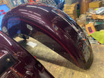 Front Fender Harley Black Cherry Heritage softail Nostalgia 2005 Burgandy FLST