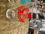Vtg Hazel Atlas Set of 4 Antique Car Design Barware Drinking Glasses Buick Hudso