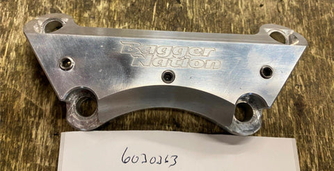 Paul Yaffe Bagger Nation SRC One Piece Super Handlebar Top Riser Clamp Harley FL