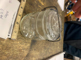 Vtg Half Pint Atlas E Z Seal Jar Wire Bail Regular Mouth Glass Lid Canning