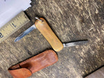 Vtg 50's Promo GMAC Chevy GMC  Pocket Knife Sheath Case Pocket Knife Colonial RI