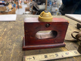 Vtg wood Watchmaker Demagnetizer tools Machinist Clock repair Shop Pocket