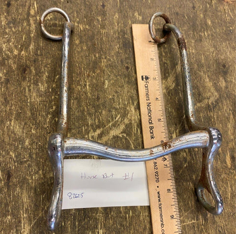 Vtg Horse Bit Western Metal Mouth Military? #1 Weymouth