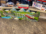 Vtg Technofix 252 Mountain Express Windup Litho tin Toy US Germany Train railroa