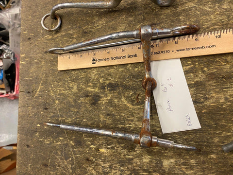 Vtg Horse Bit Western Cowboy Carriage  Riding Metal Mouth Curb Tack #2