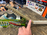 Vtg Technofix 252 Mountain Express Windup Litho tin Toy US Germany Train railroa