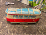 Vtg Technofix 252 Mountain Express Windup Litho tin Toy US Germany Train railroa