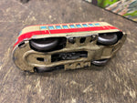 Vtg Technofix 252 Mountain Express Windup Litho tin Toy US Germany Train railroa