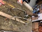 Vtg Horse Bit Western Cowboy Carriage  Riding Metal Mouth Curb Tack Bridle #3