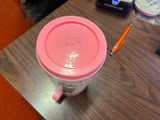 Vintage Aladdin Beauty And The Beast Walt Disney Lunchbox Thermos Pink Lid