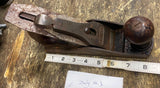 STANLEY Bailey No 3 SMOOTH SOLE Wood Hand PLANE Vtg Carpenter