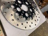 Oem Harley Floating Brake Rotor 11.5 00^ Rear Touring Dyna Softail SS Drilled